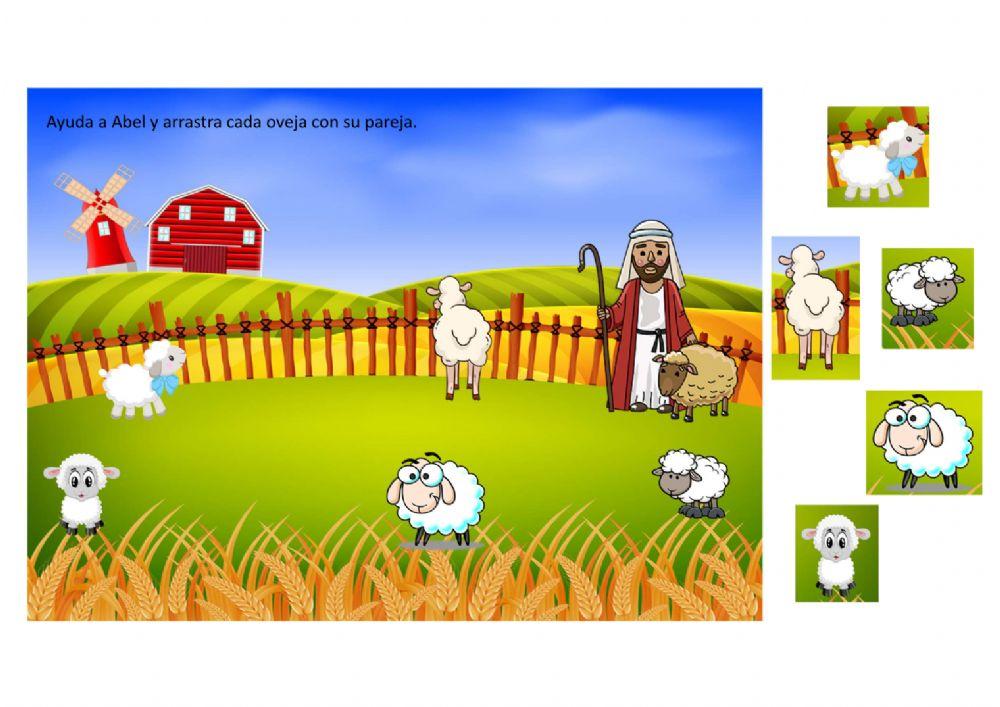 Cain y abel pictogramas