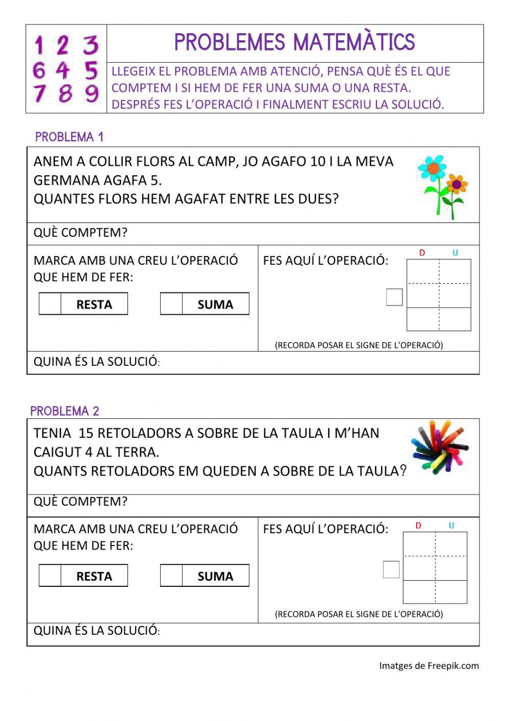 Problemes matemàtics