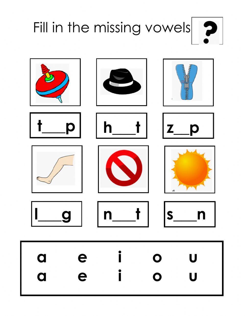 Short vowel review