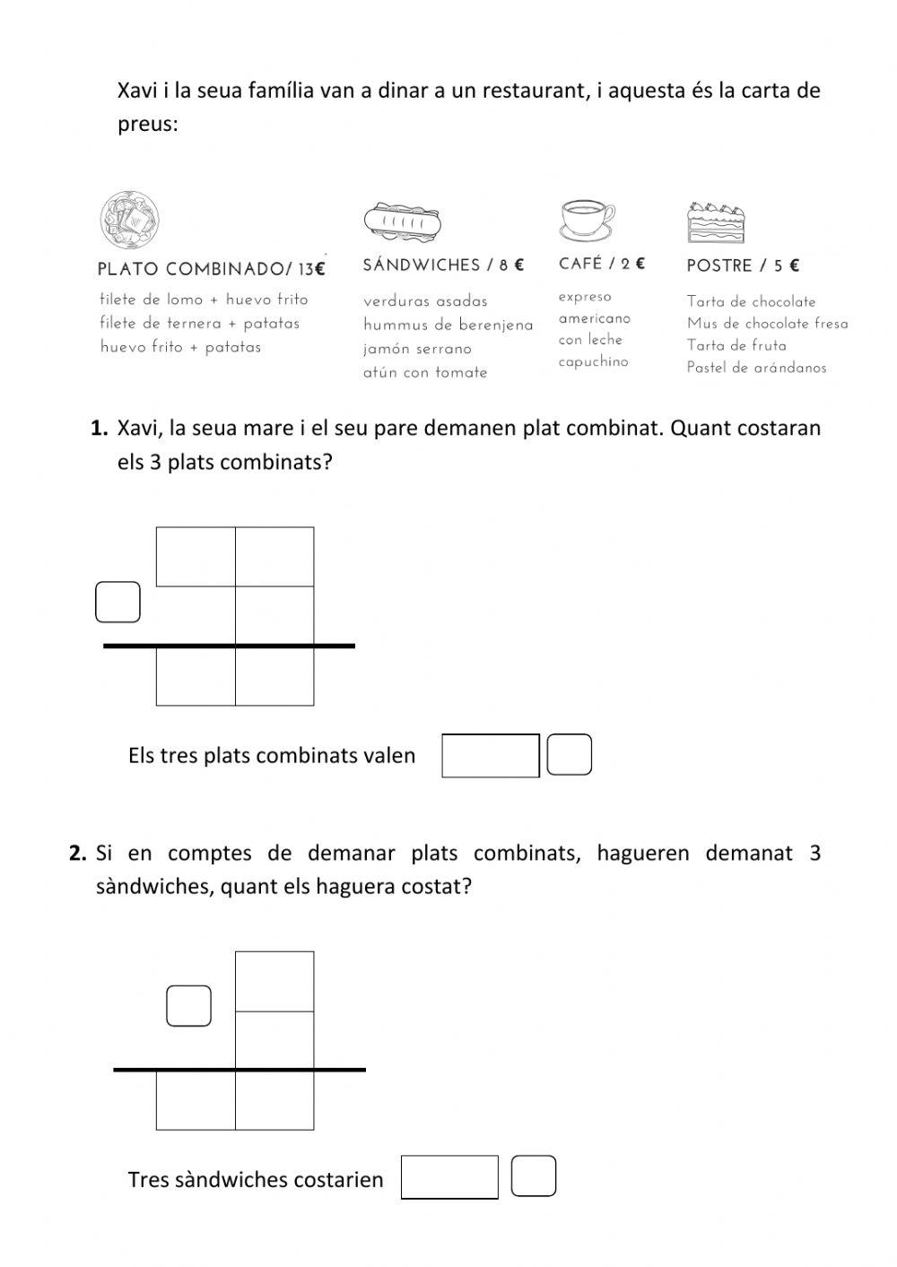 Problemes de matemàtiques