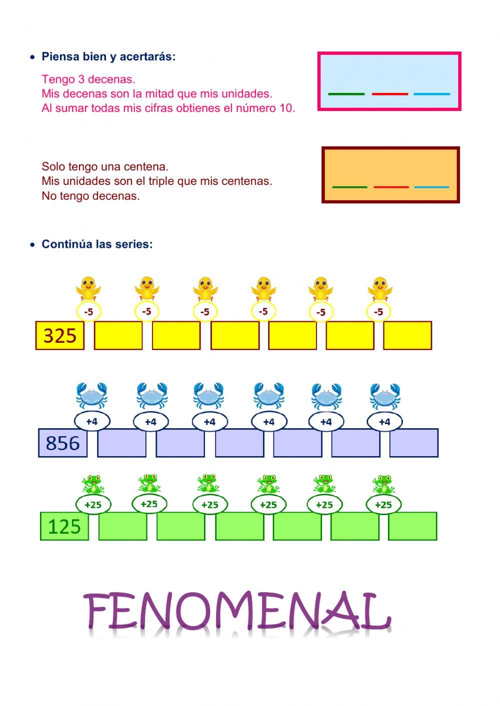 Numeración y cálculo