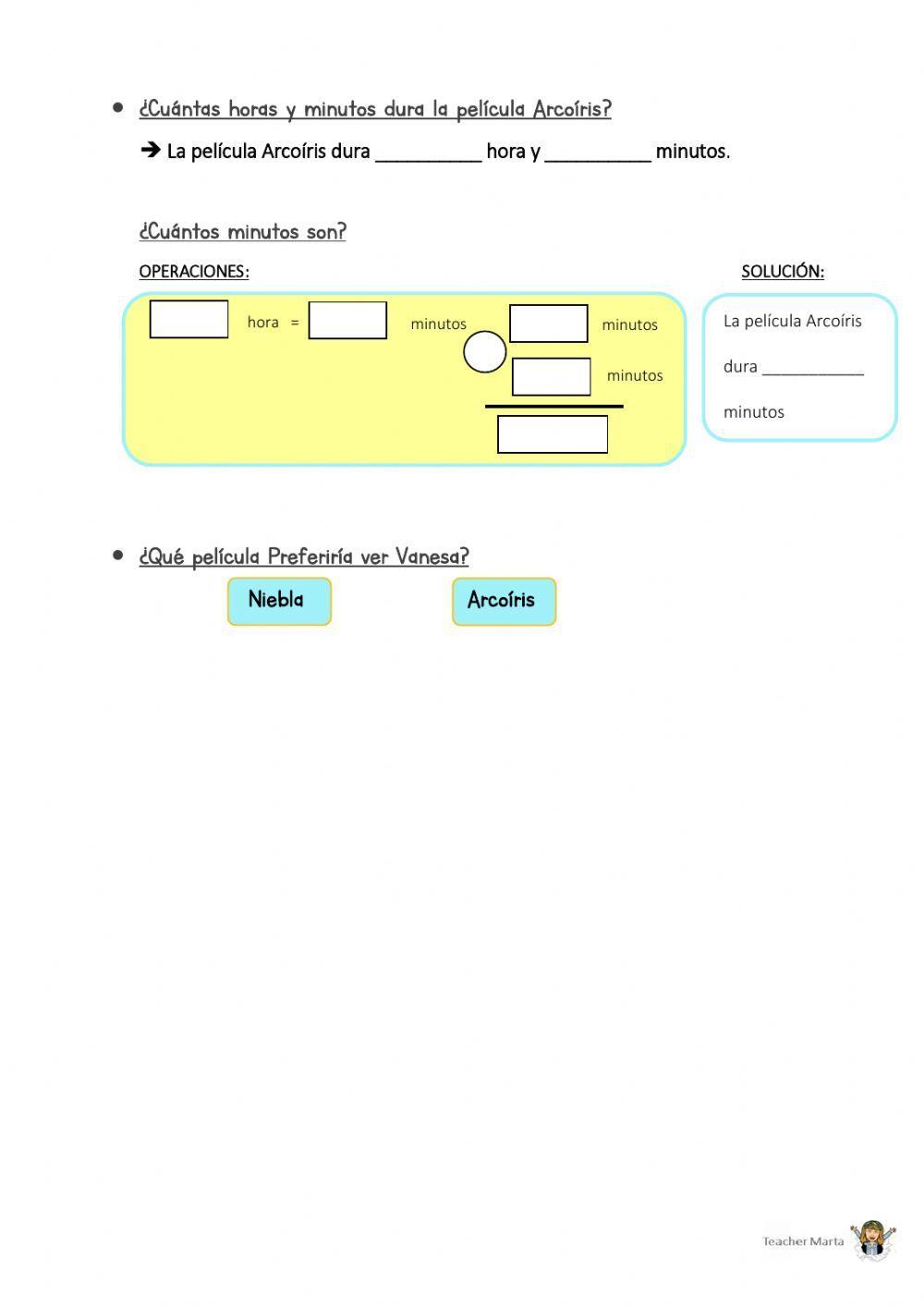 Vanesa y sus amigos van al cine