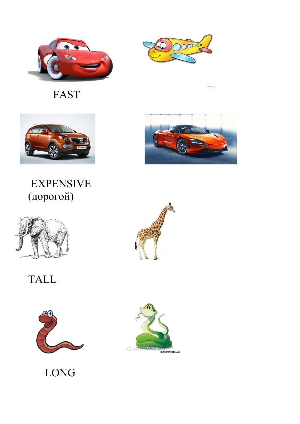 Degrees of comparison (COMPARATIVE FORM)