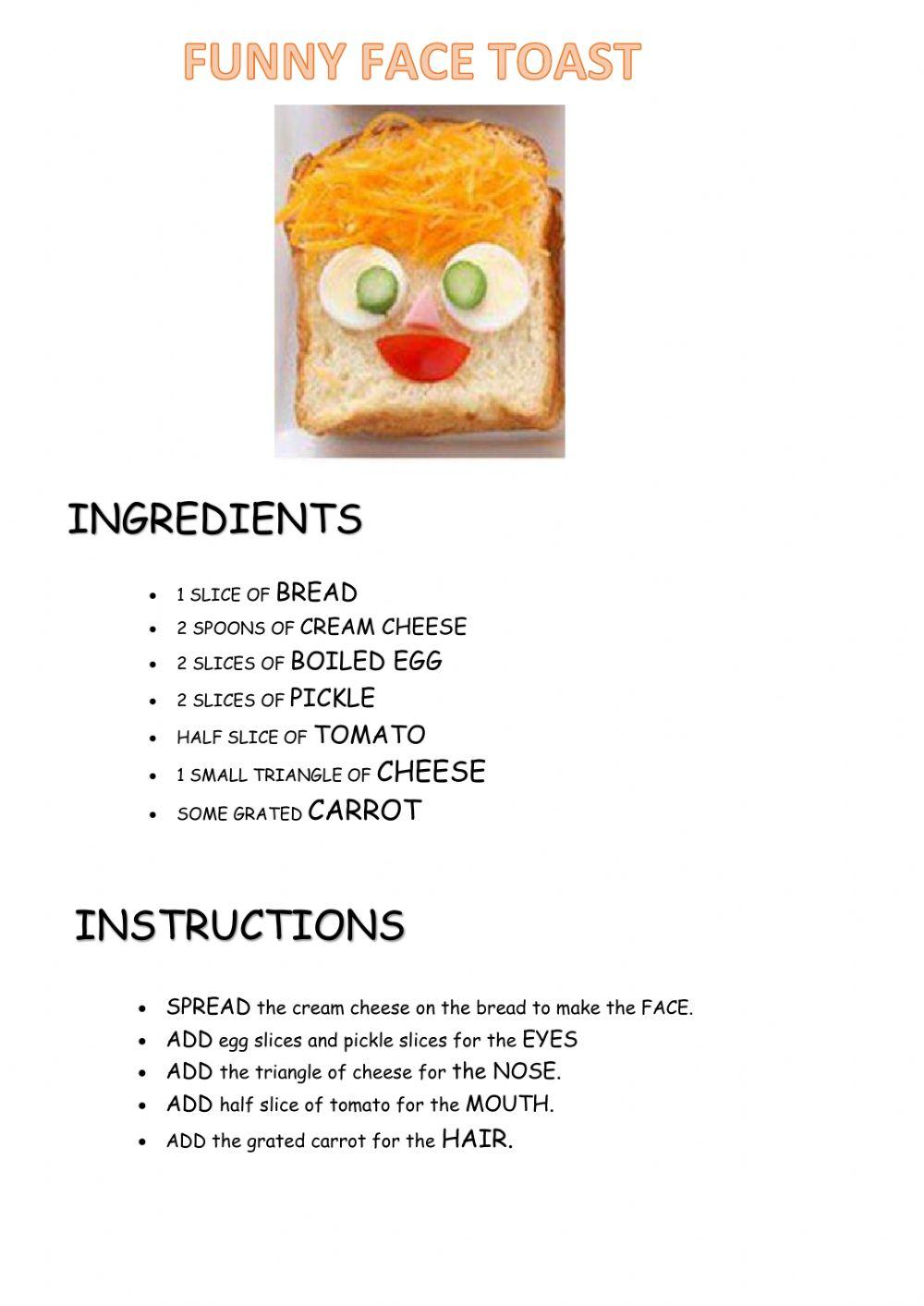 Healthy snack recipe
