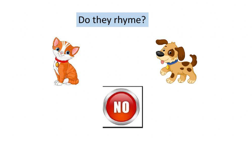 Rhyming Words Listening