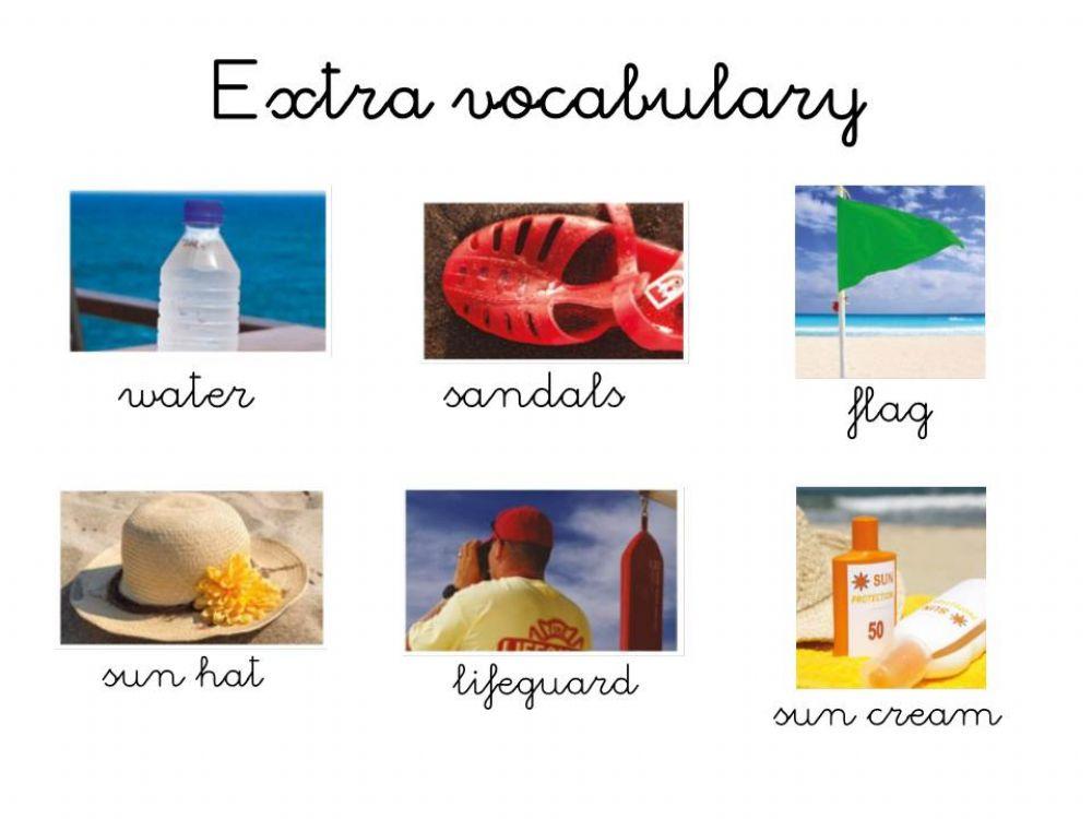 Holidays: vocabulary