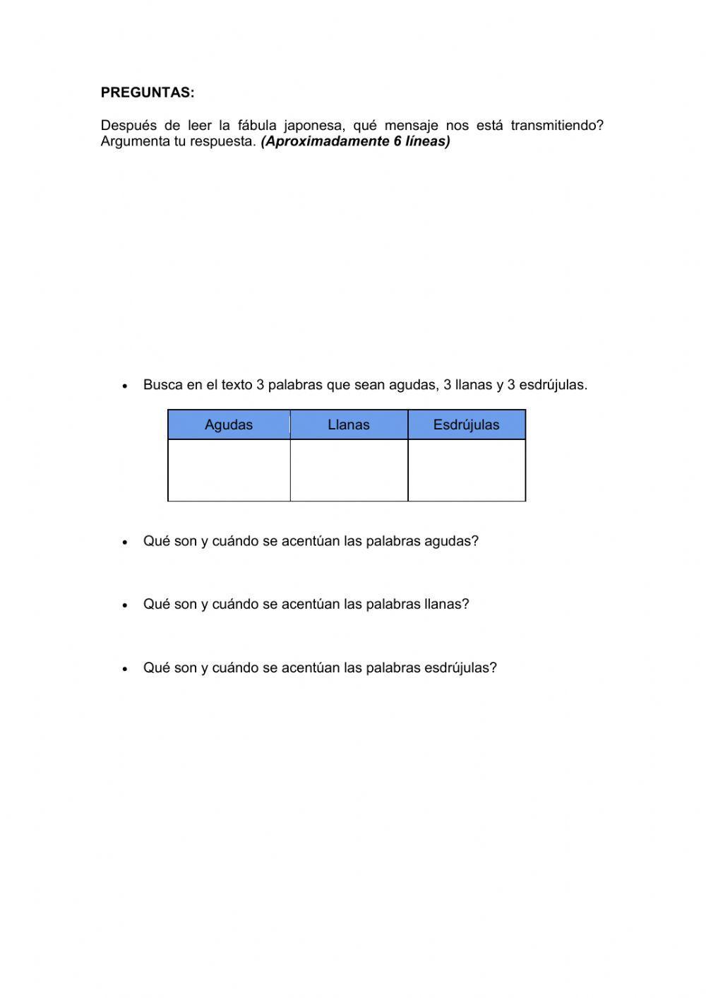 La fábula japonesa del bambú