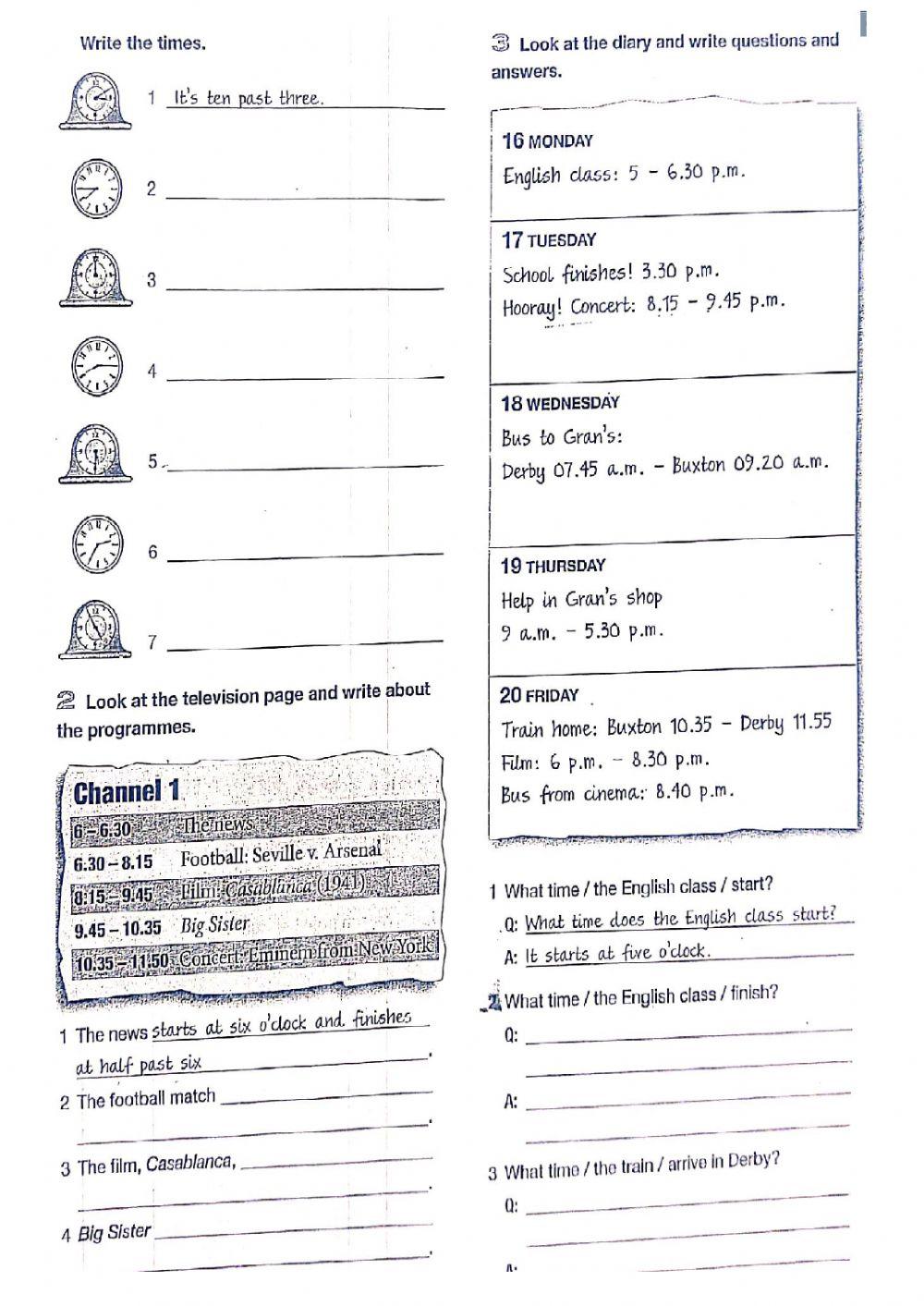 Nationalities and routine