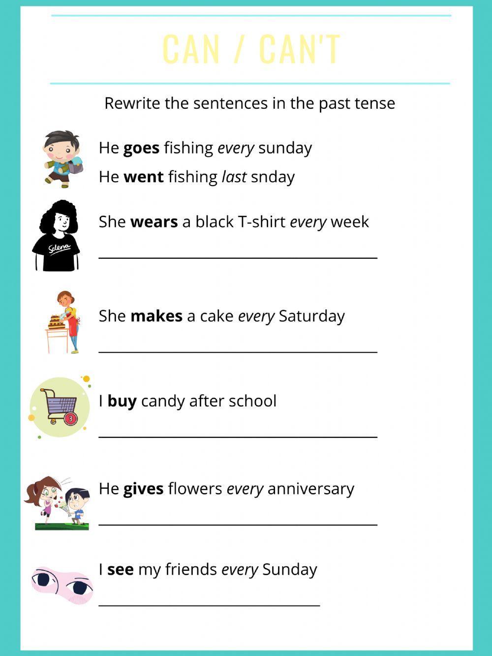 Irregular verbs - Past simple