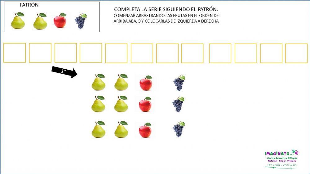 Serie de frutas