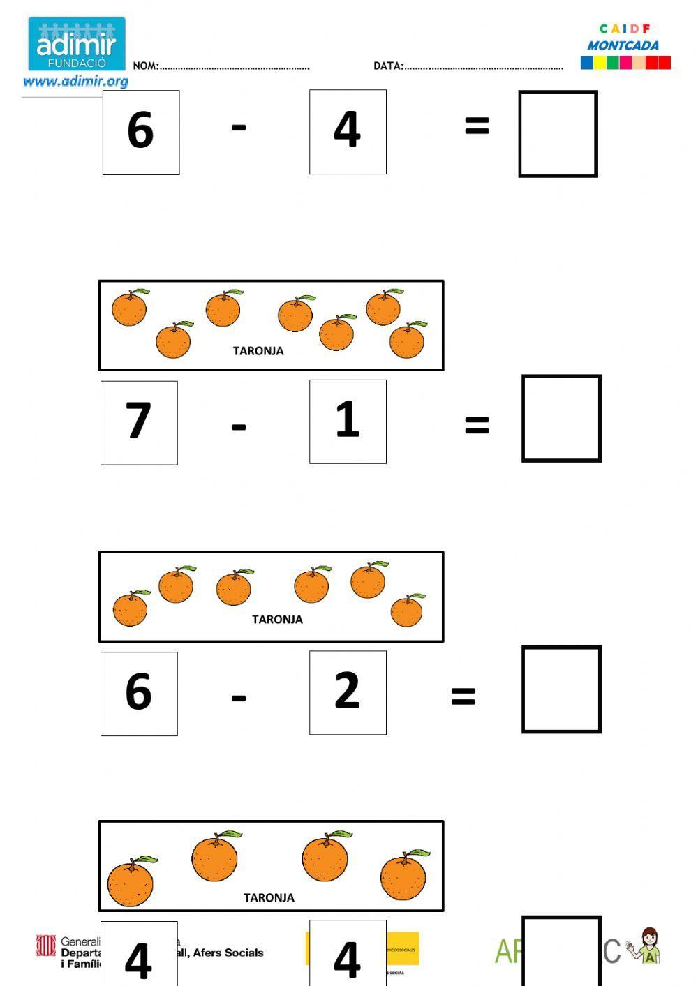 Restes amb suport visual
