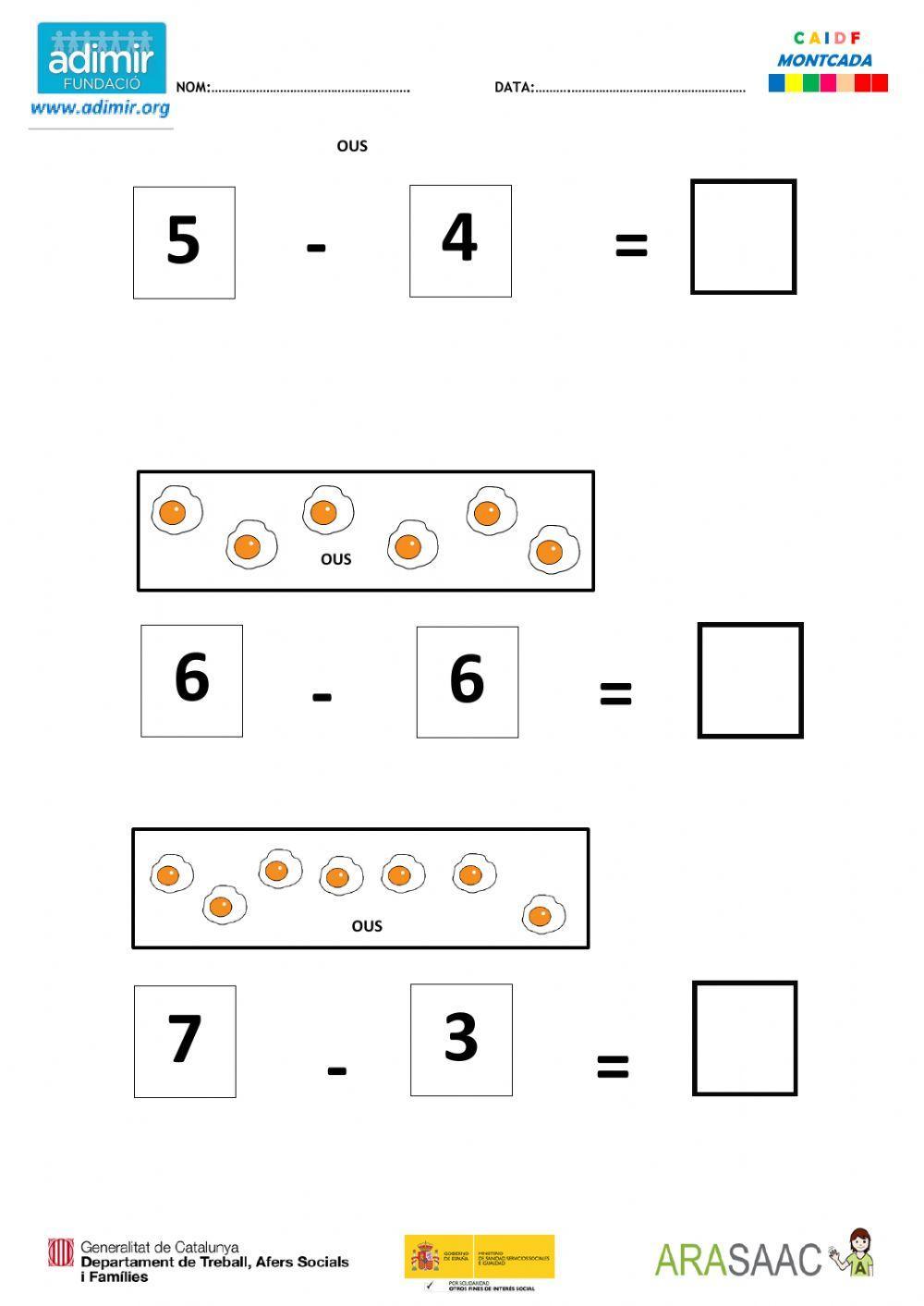 Restes amb suport visual