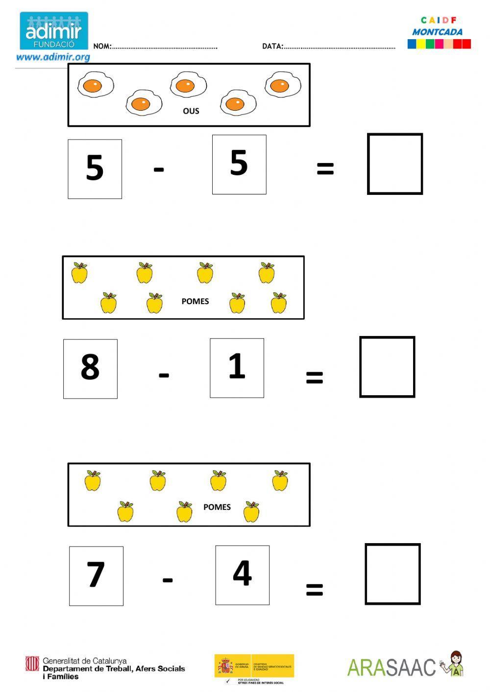Restes amb suport visual