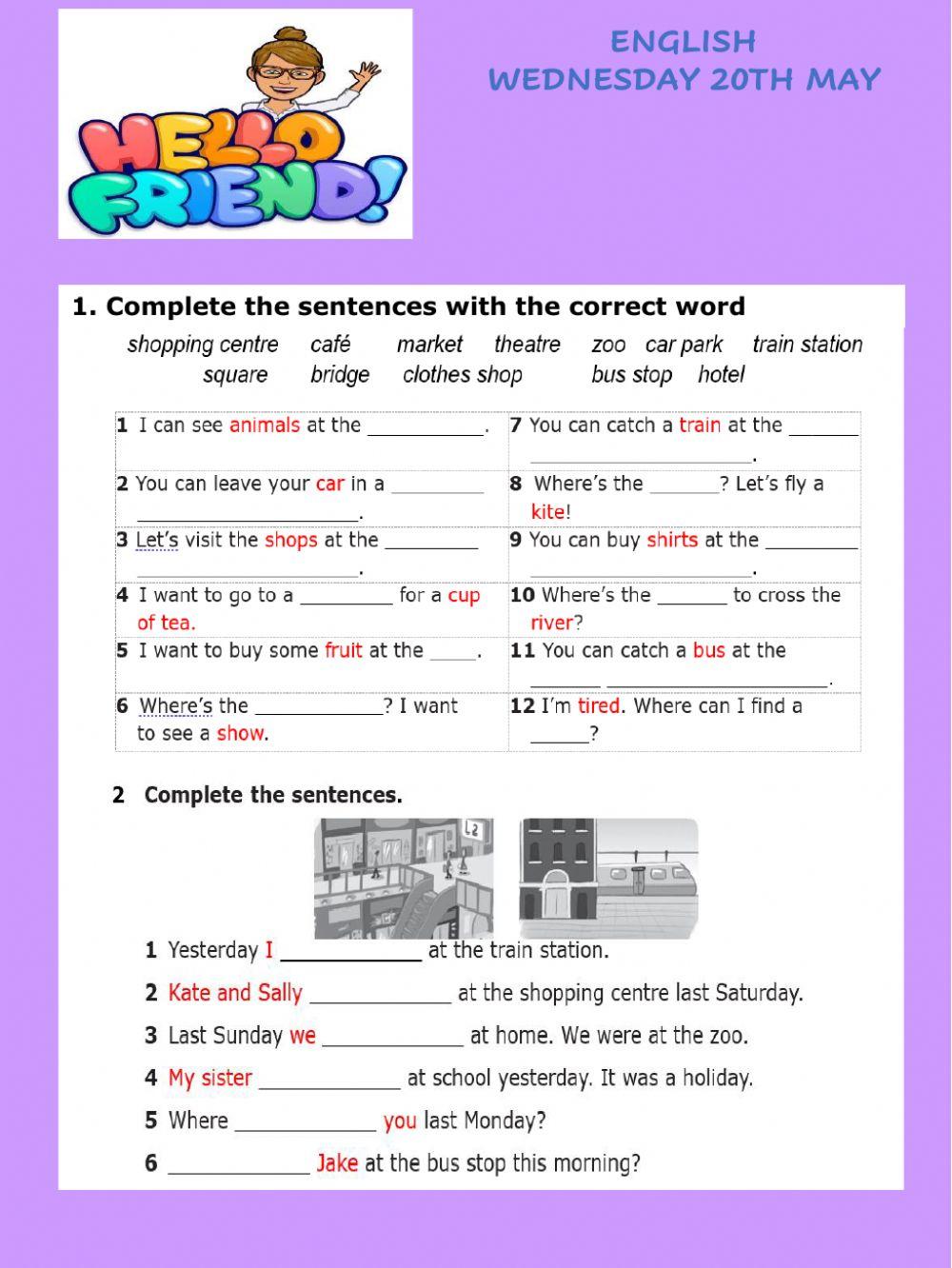 English Unit 6 3º EP
