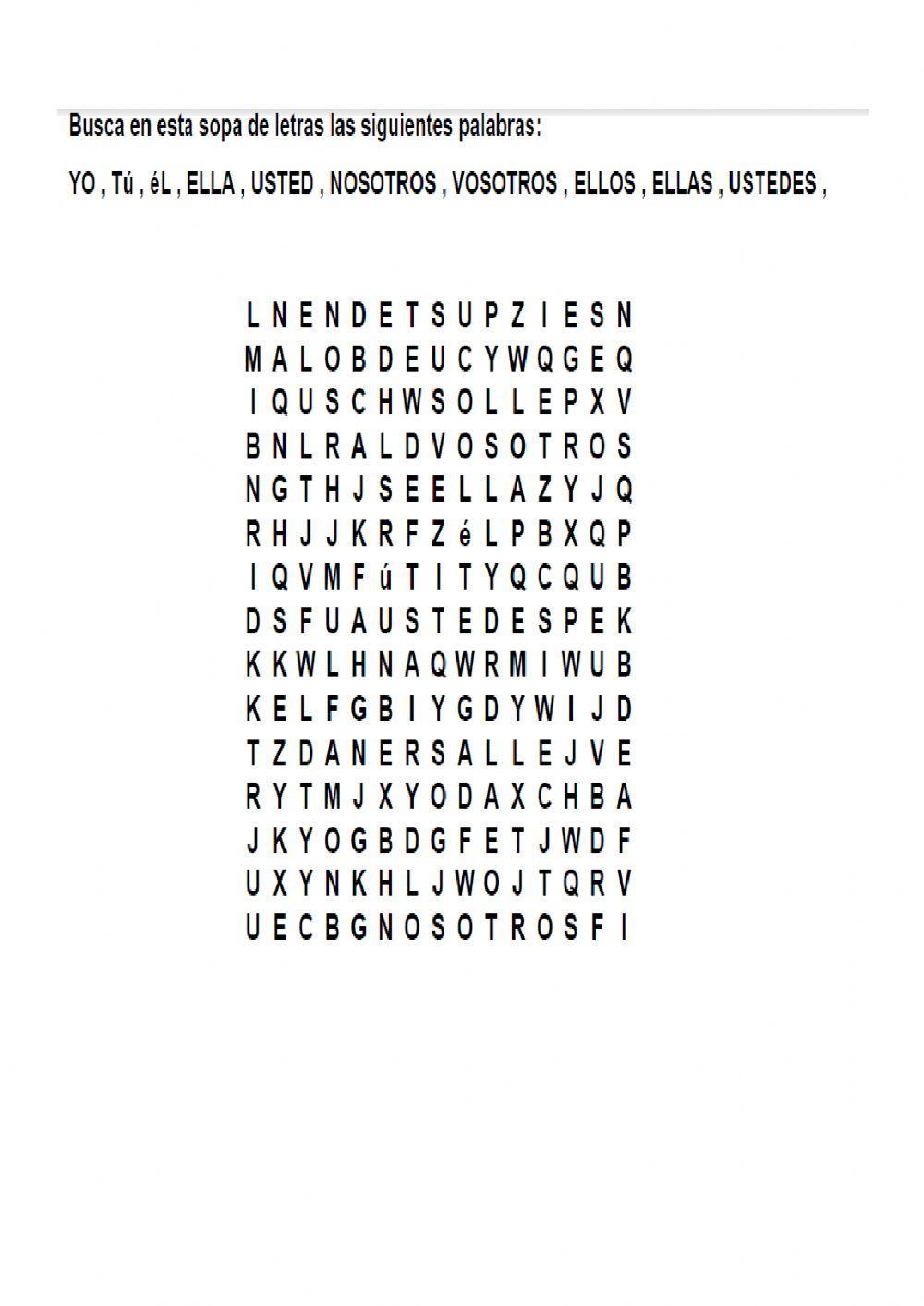 Pronombres personales