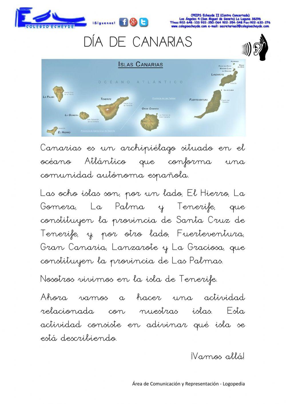 Islas occidentales Canarias