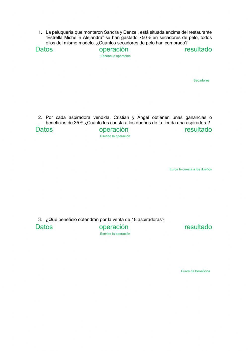 La tienda de electrodomésticos 2