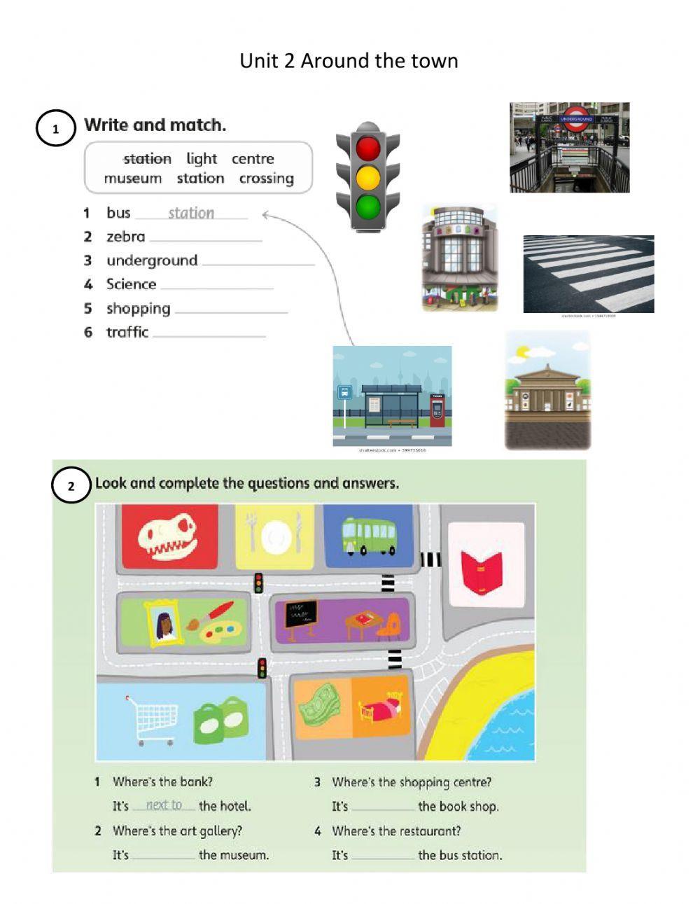 Unit 2 around the town