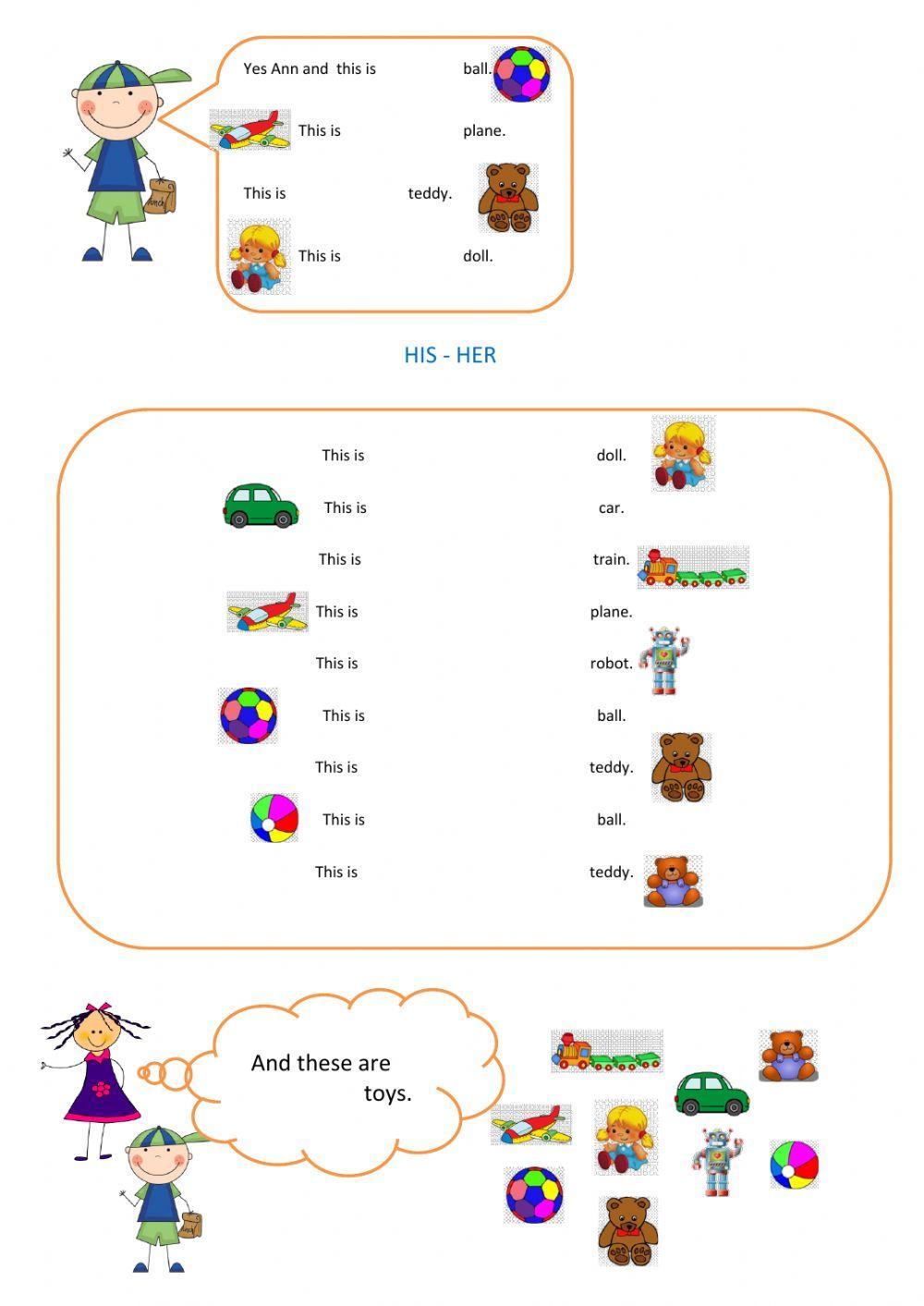 Possessive adjectives