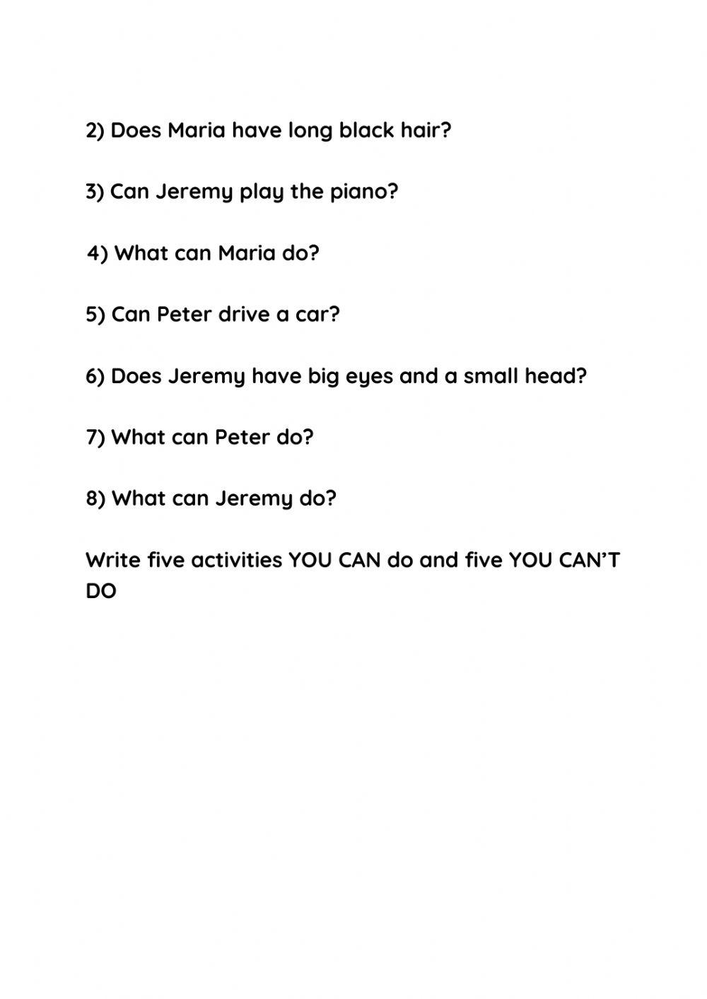 Reading Comprehension