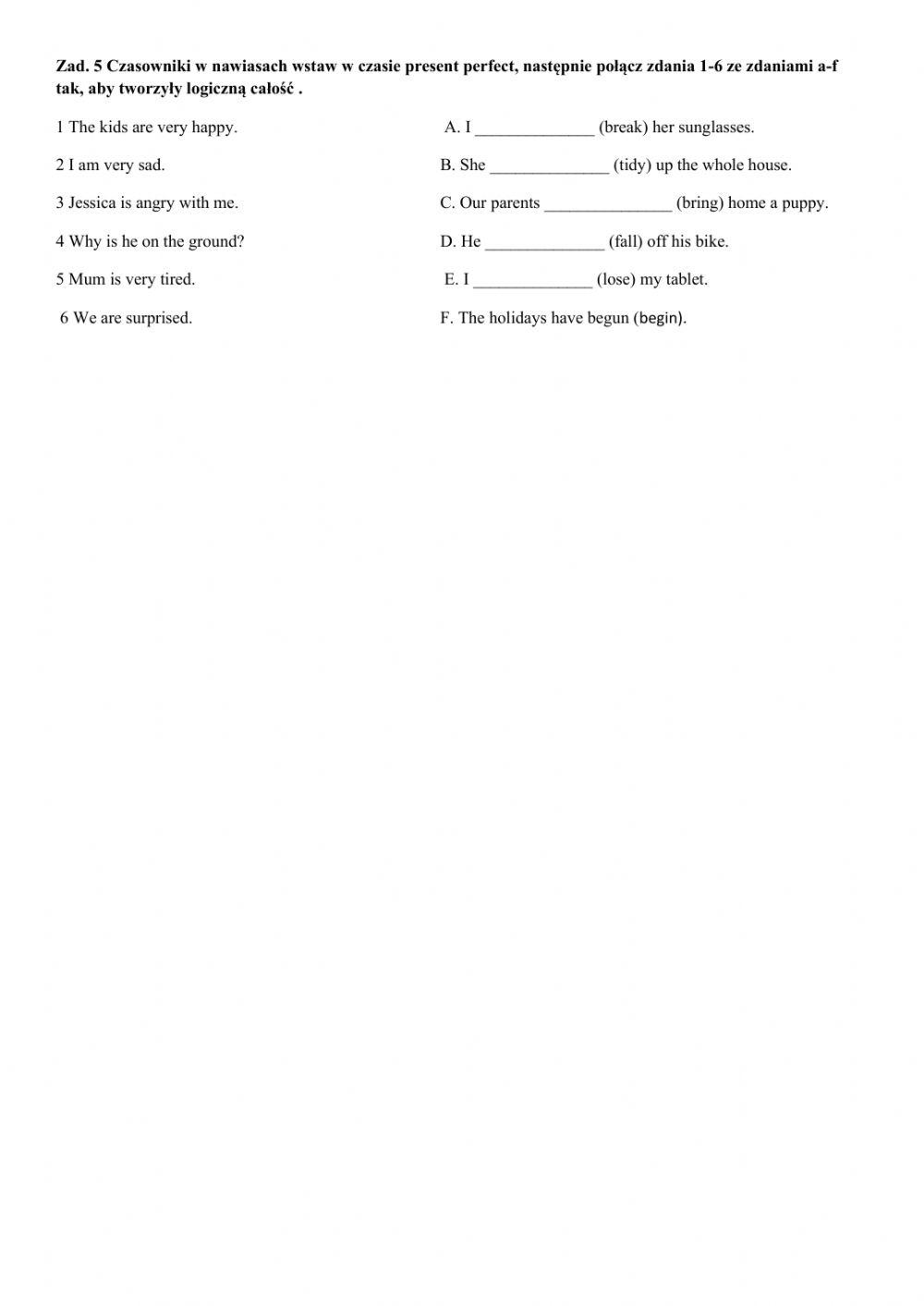 Test Junior explorer 6 unit 5