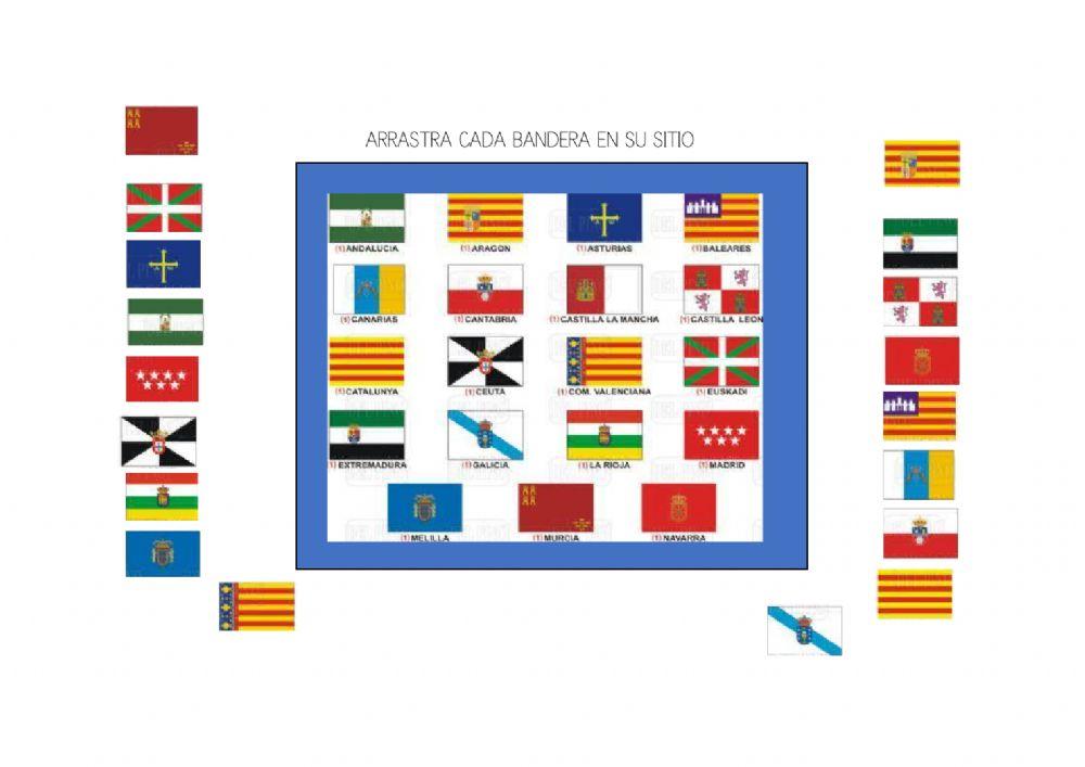 Banderas de comunidades autónomas