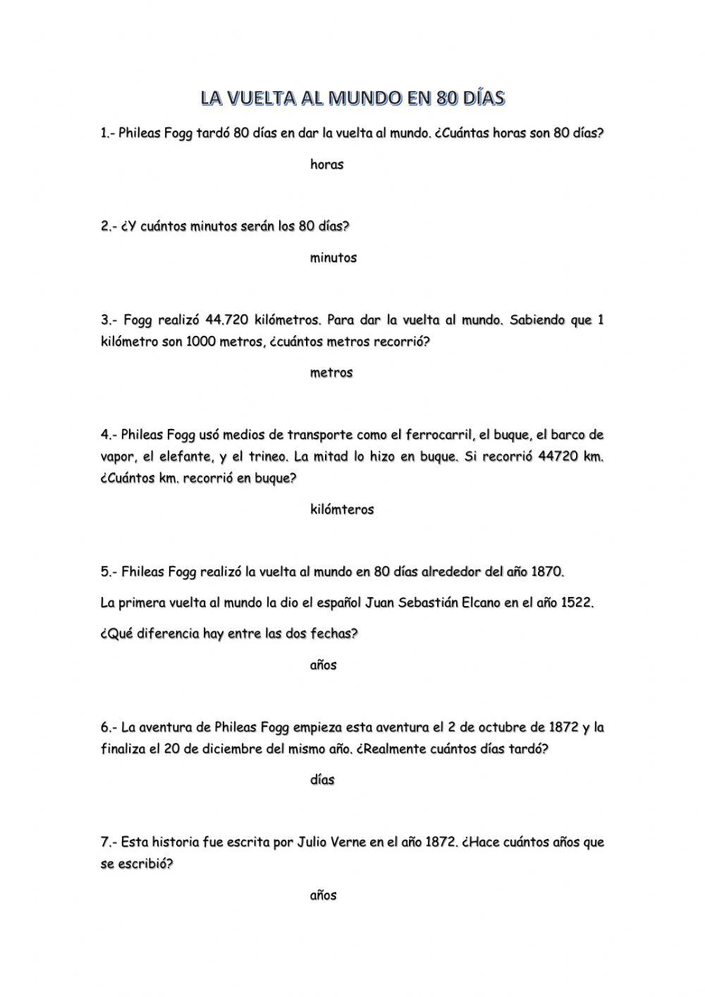 La vuelta al mundo en 80 días