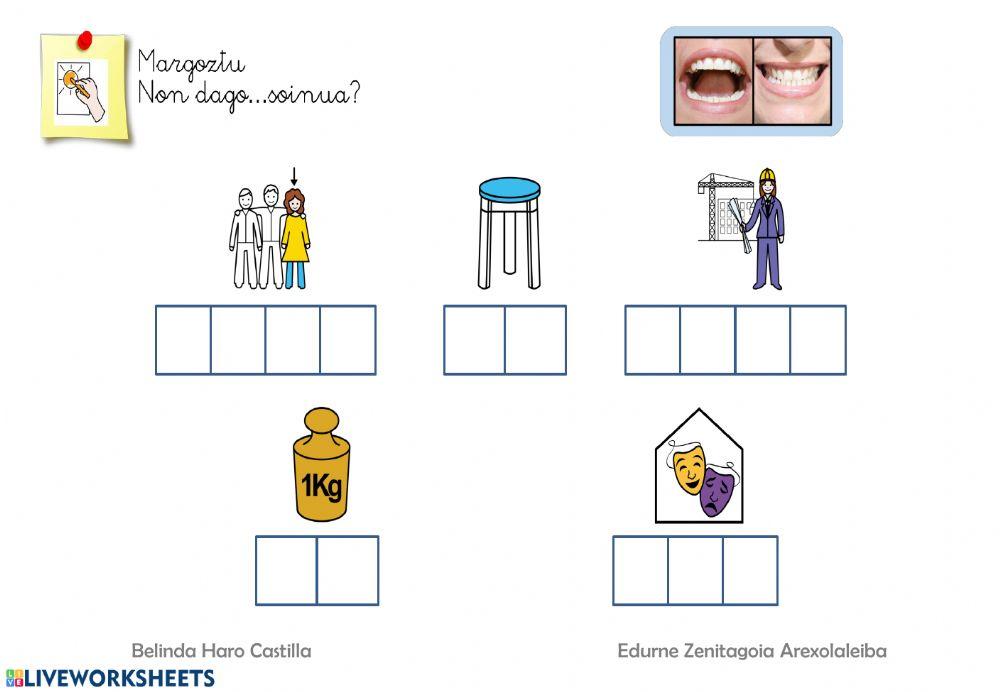 Non dago? K silaba edozein posiziotan