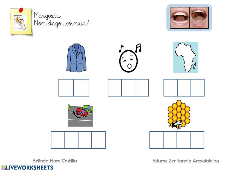 Non dago? K silaba edozein posiziotan