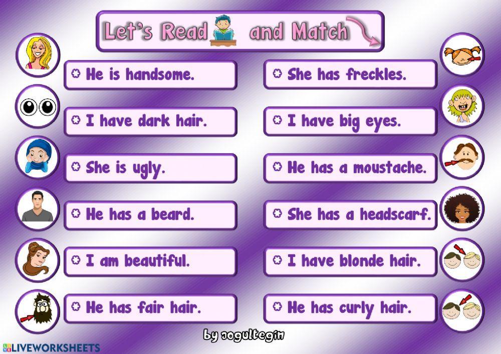 4.9. My Friends - Let's Read and Match 2