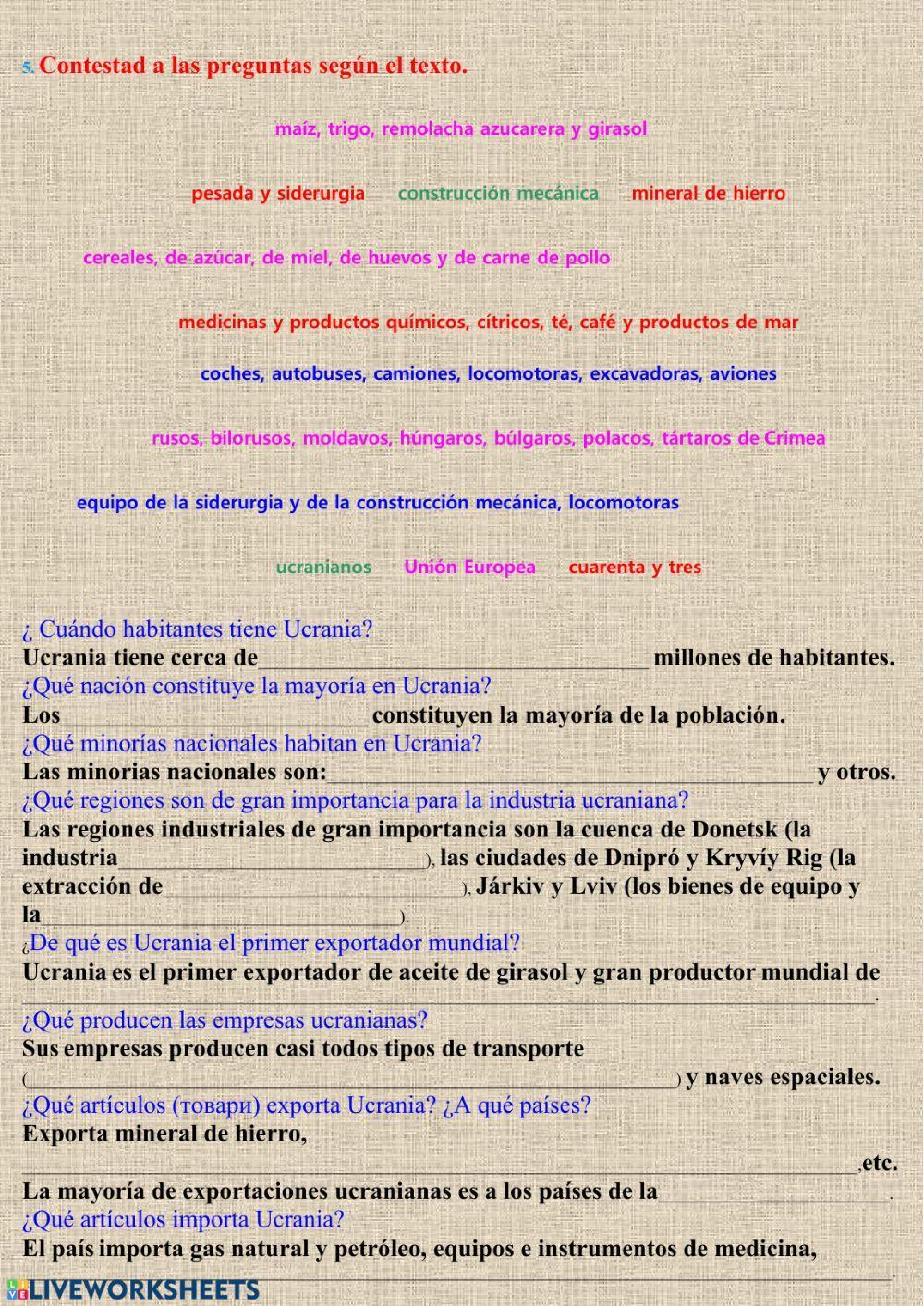 La riqueza del país