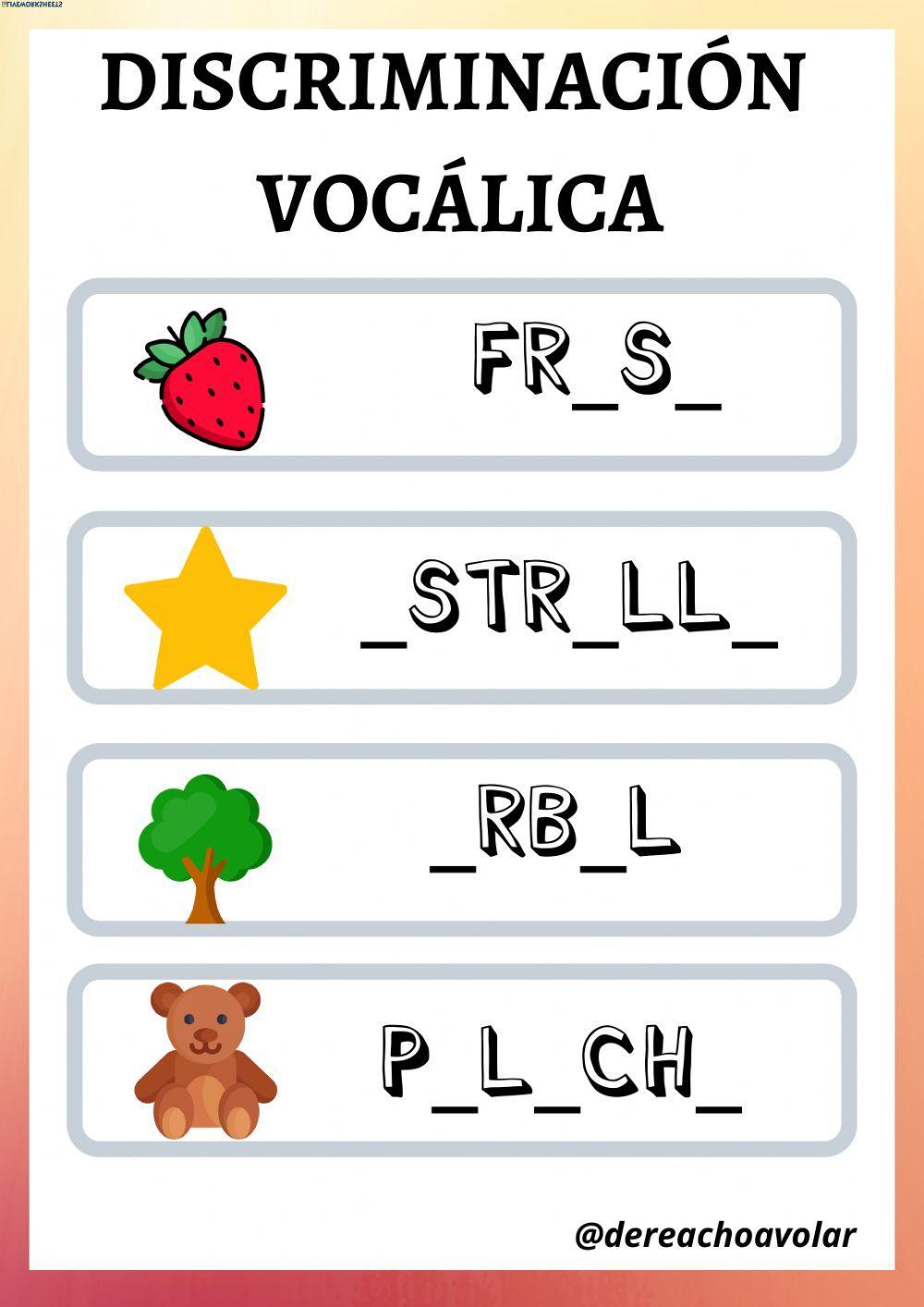 Discriminación vocálica