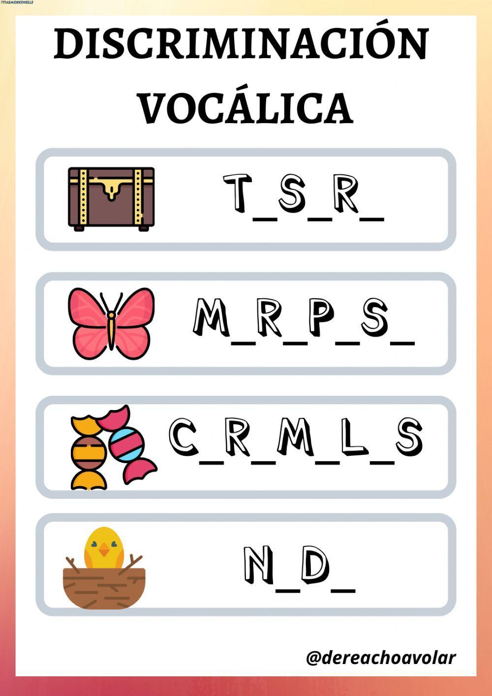 Discriminación vocálica