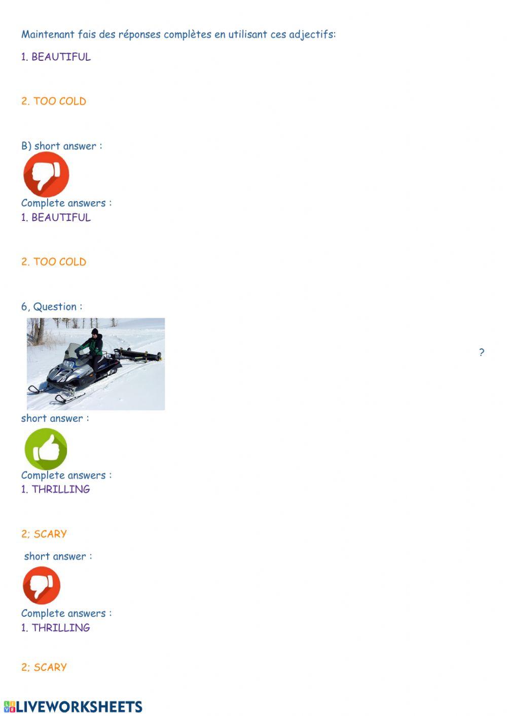 Canadian experiences