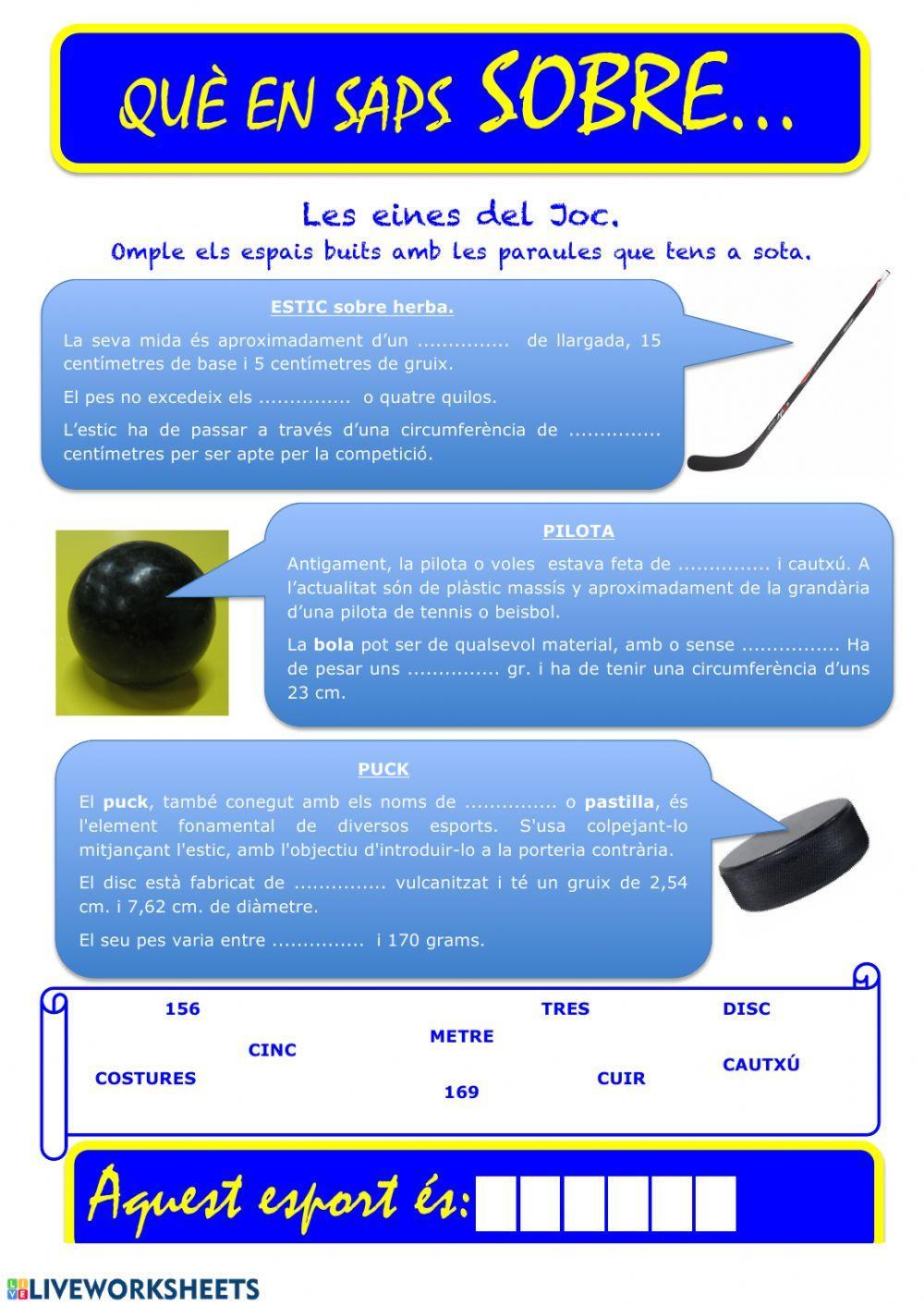 Que saps sobre... Hockey 02