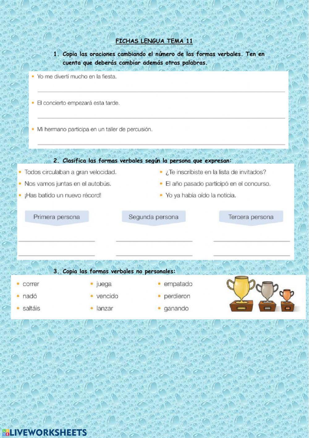 Ficha lengua tema 11