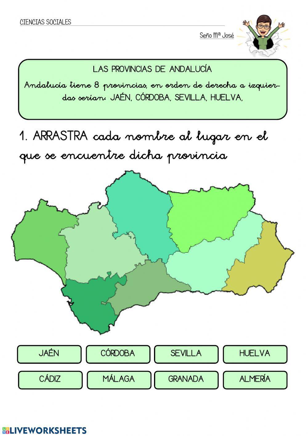 Provincias de andalucia
