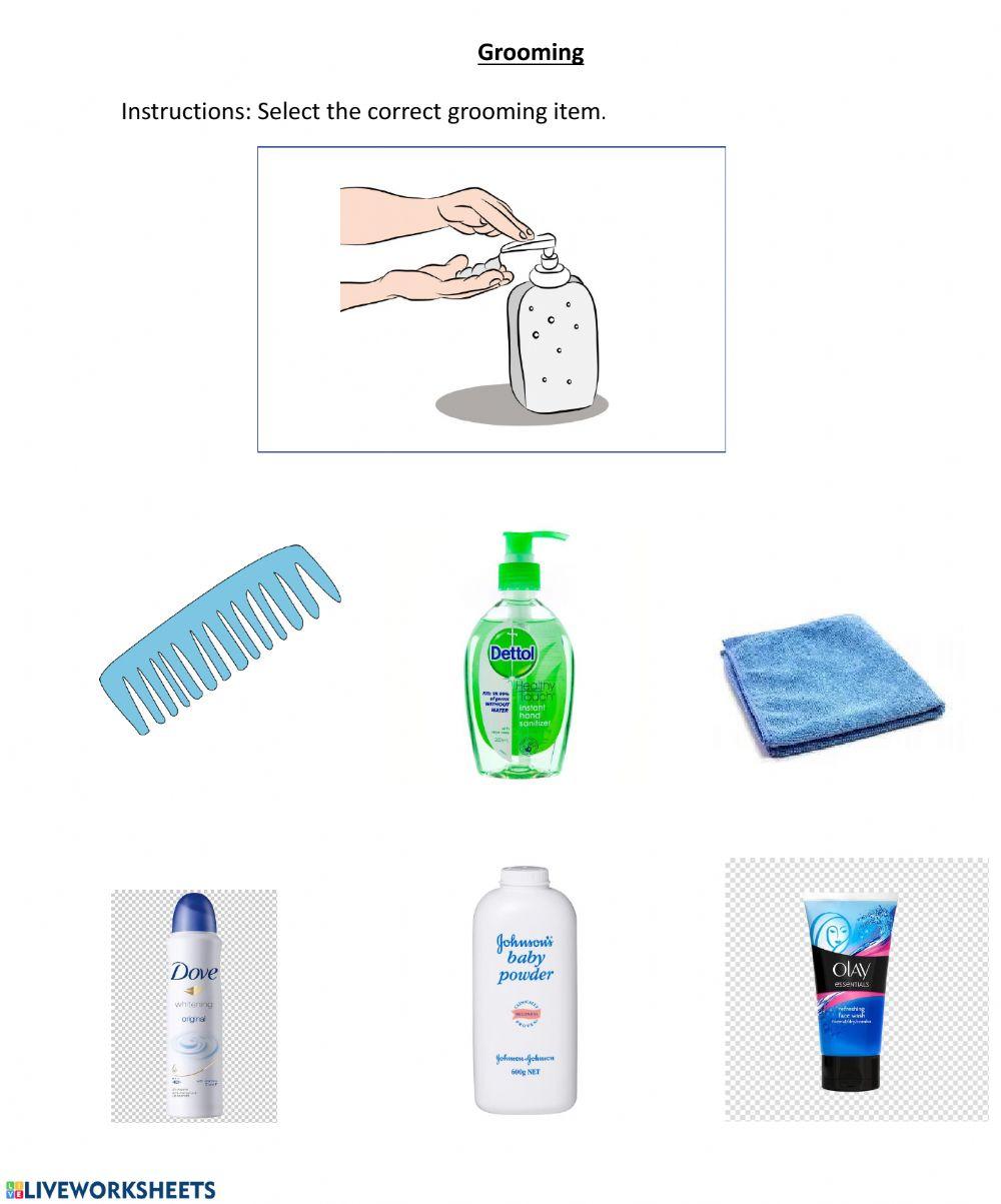 Grooming(Identify products)