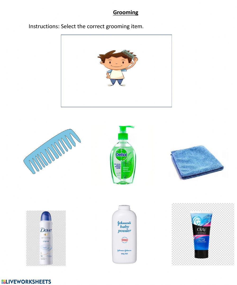 Grooming(Identify products)