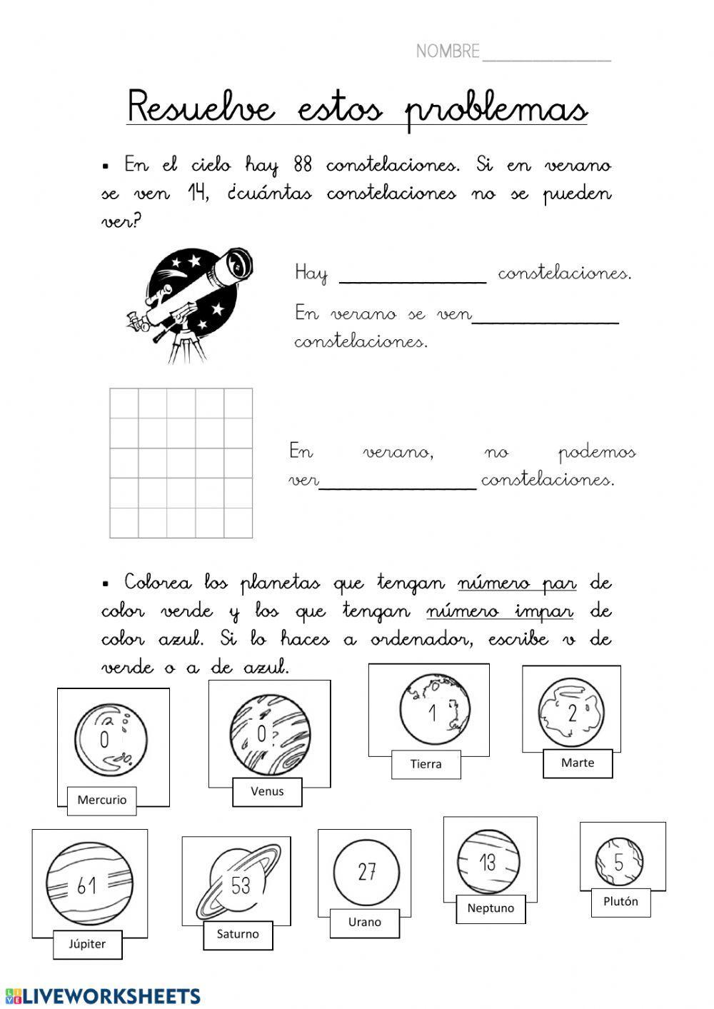 Problemas del universo