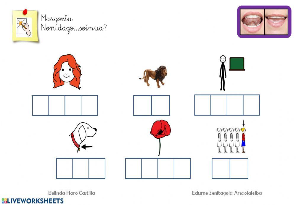 Non dago? L silaba edozein posiziotan