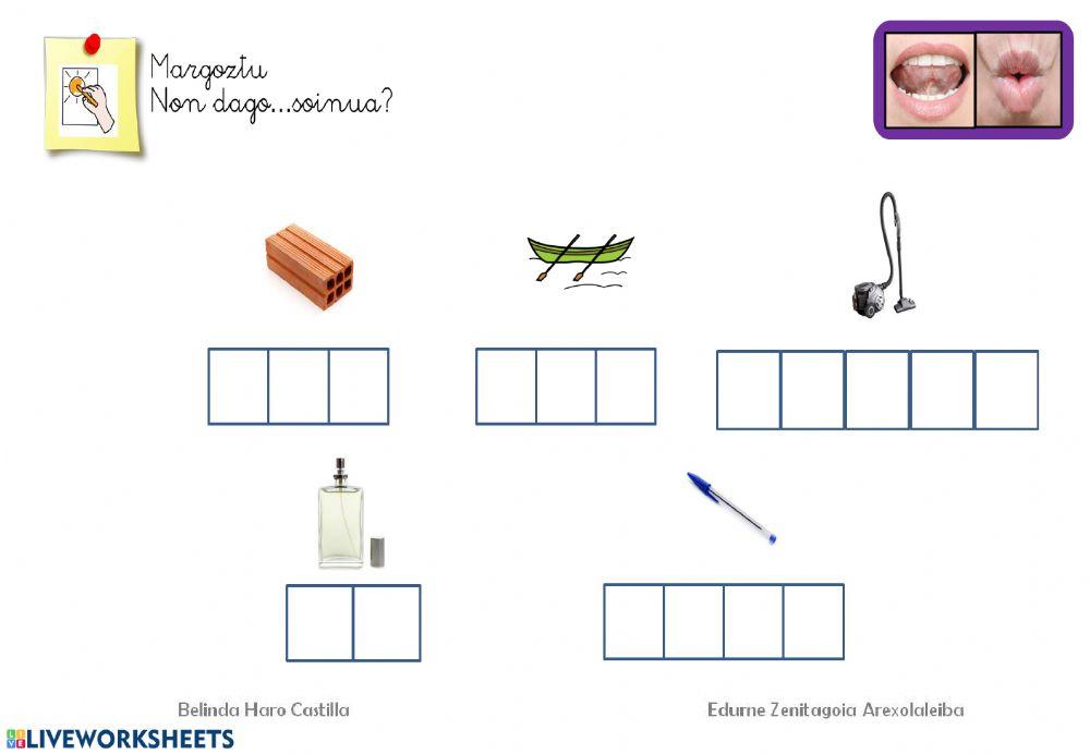 Non dago? L silaba edozein posiziotan