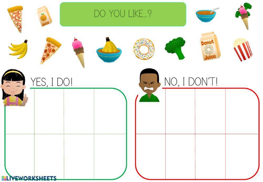 Do you like...? Do you like...?