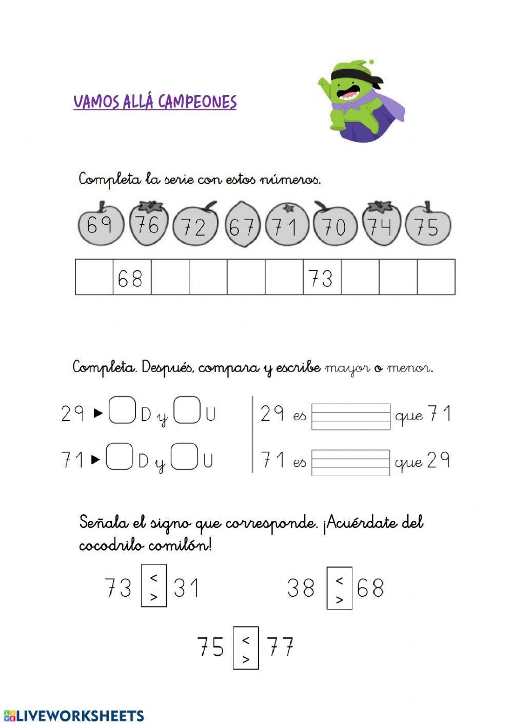Repaso 1 de Primaria