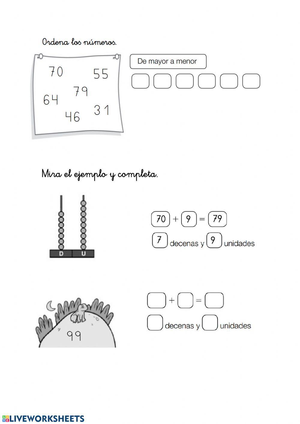 Repaso 1 de Primaria