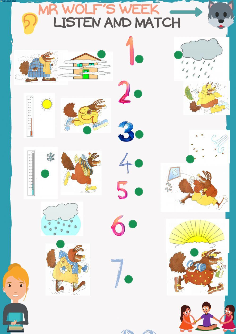 Mr wolf-s week speak and listen