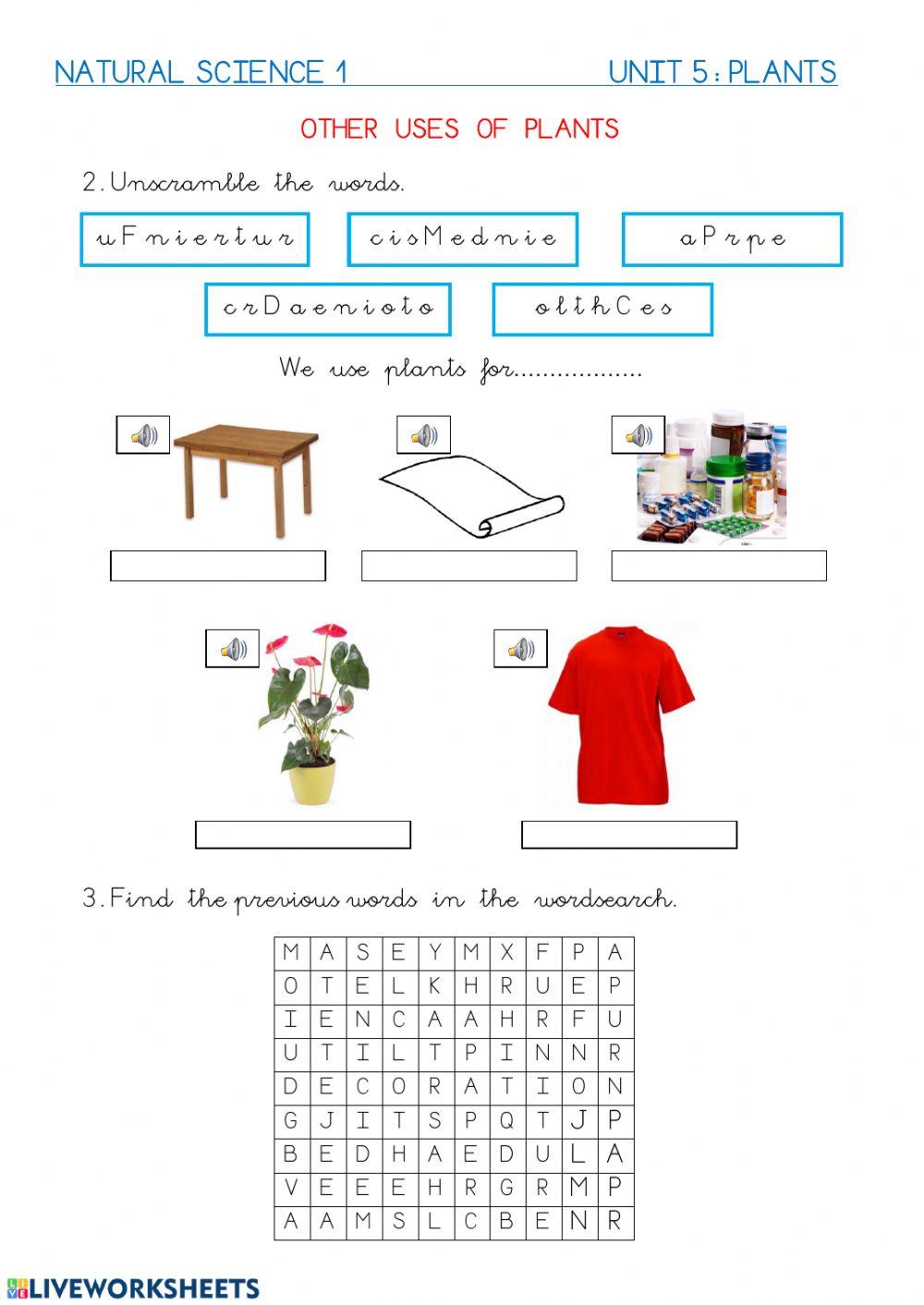 Uses of plants Uses of plants