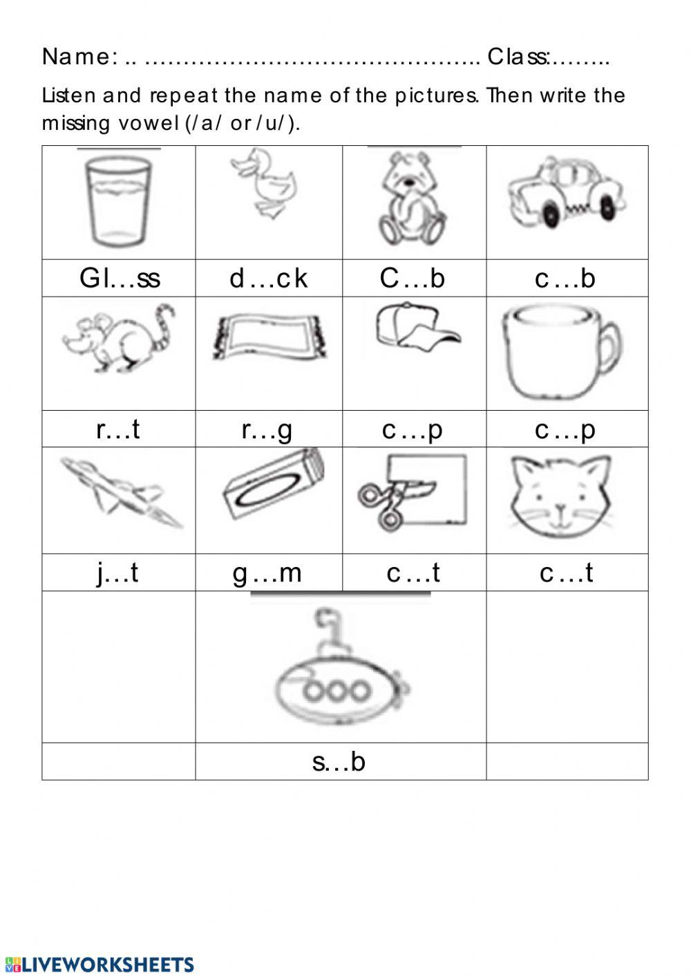 Short Vowels