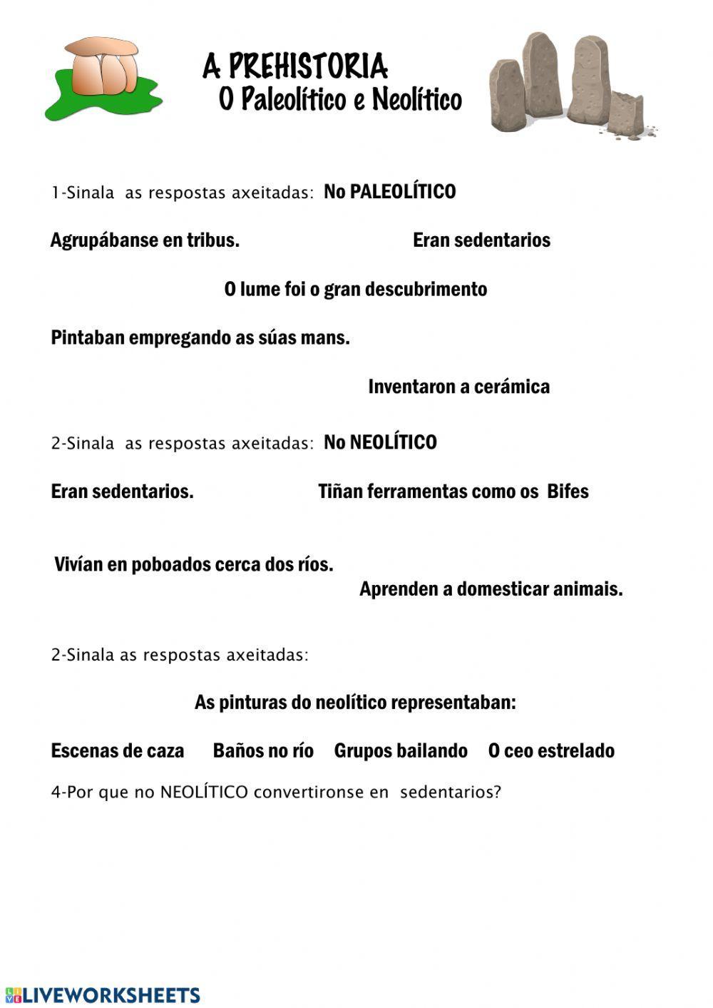 Repasamo prehistoria