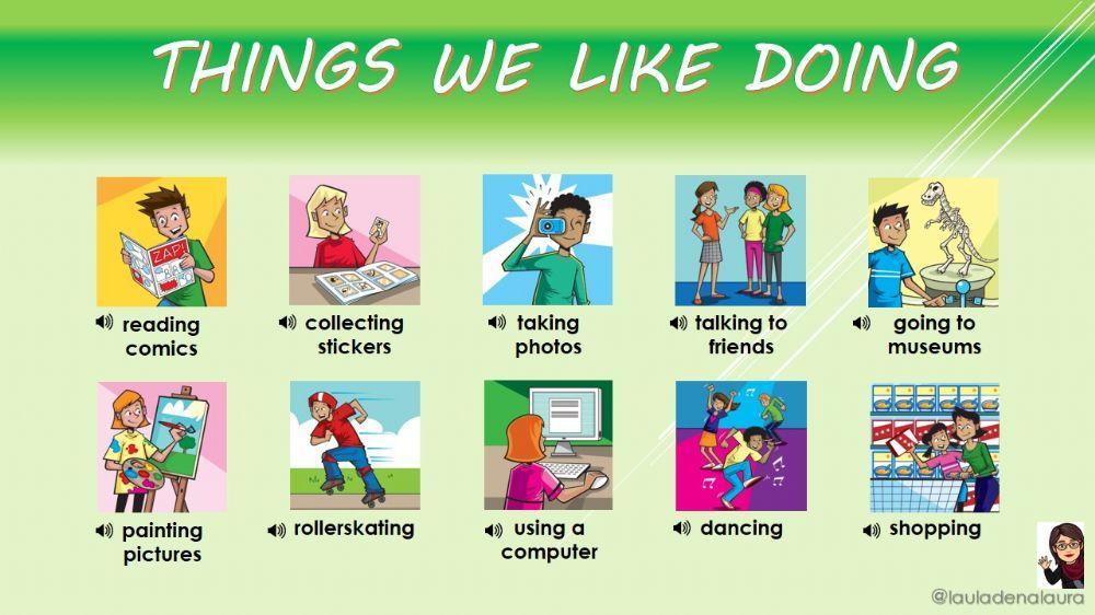 Things we like doing